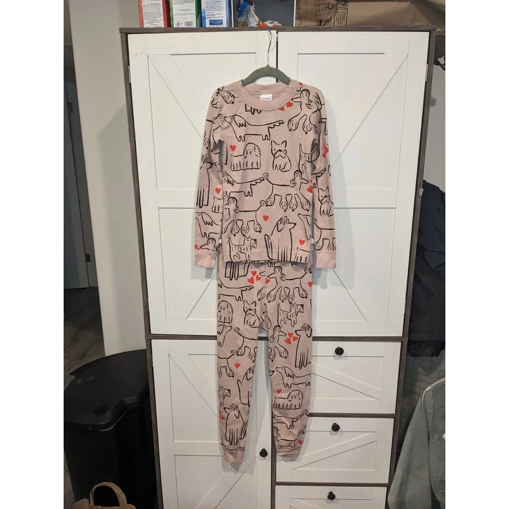 Hanna Andersson x Oeuf Bashful Bruno Dog Pajamas 6-7